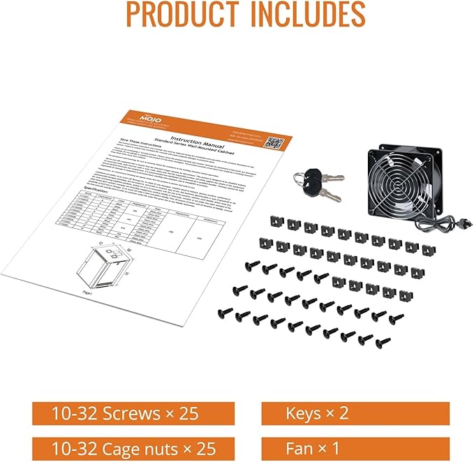 Tecmojo 18U Wall Mount Rack Network Cabinet - Image 6