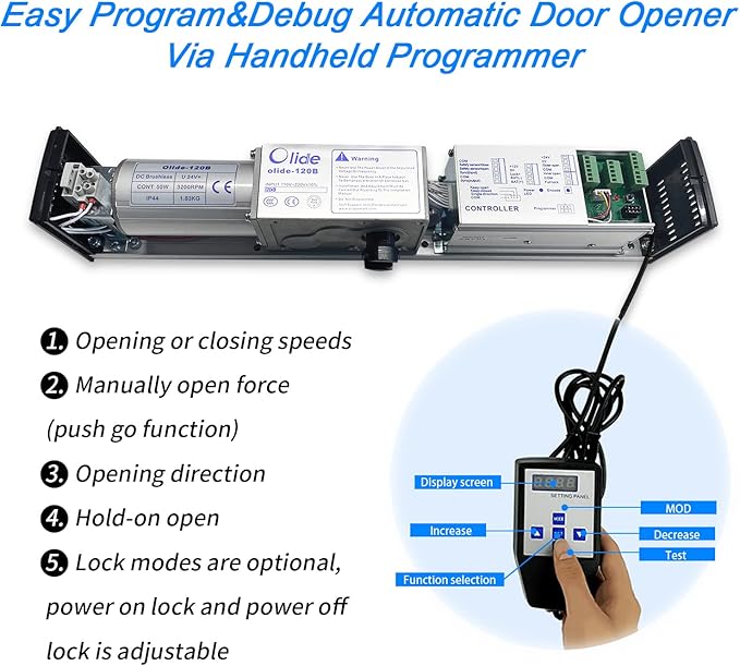 Olideauto Commercial Door Opener Automatic Touchless Sensor Open - Image 5