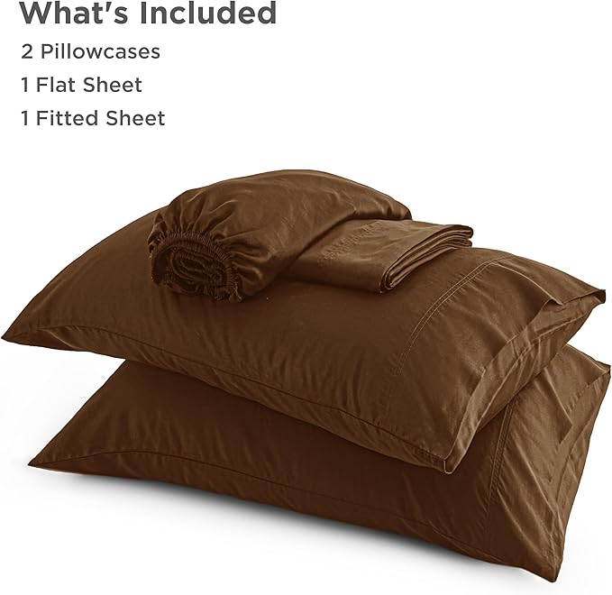 Bedsure Queen Sheet Set, Rayon Derived from Bamboo, Cooling Sheets, Breathable - Image 5