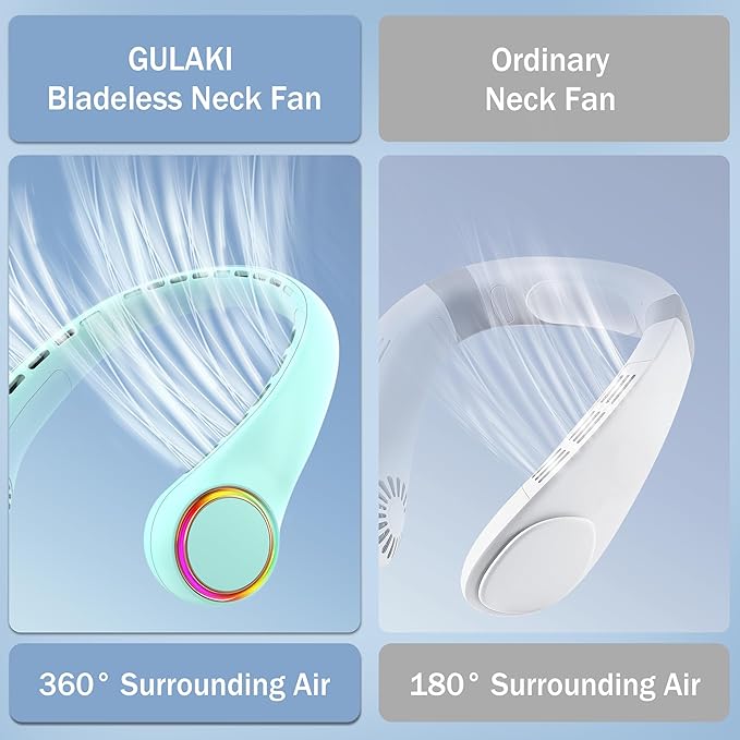 GULAKI Portable Neck Fan, Personal Fan - Image 7