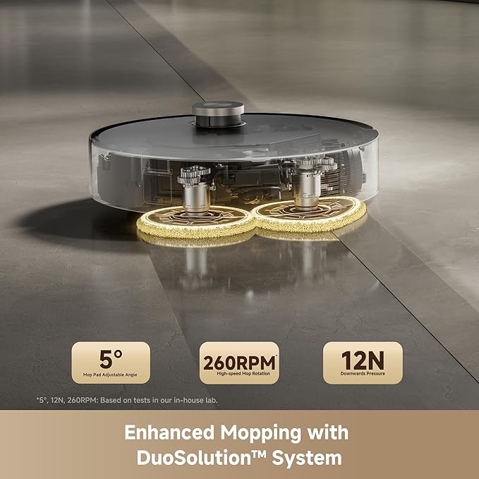 Mova Mobius 60 Robot Vacuum and Mop, 30000Pa Suction, Auto-Interchangeable Mop - Image 4