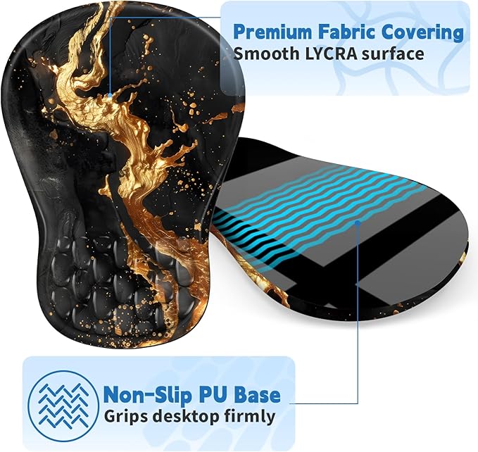 YIWEI Ergonomic Mouse Pad with Wrist Rest - Image 5