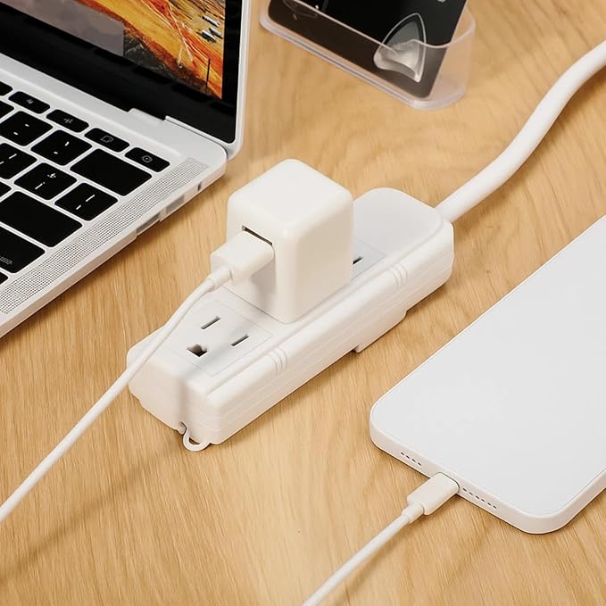 Copkim 20 Pack 3 Outlet Power Strip Extension Cord - Image 4