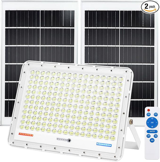 TINSUM 500W Solar Led Flood Lights Outdoor, 28000 Lumens Solar Security Street by TINSUMSOLARENERGY