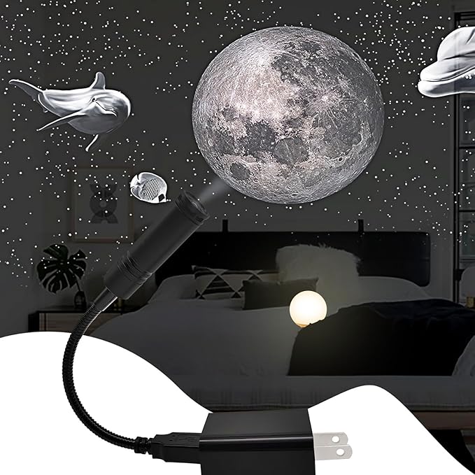 USB Power Moon Projector Night Light by Unknown