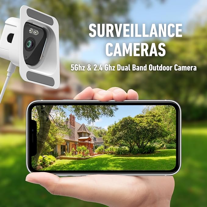 FEICAMYZX Indoor Security Camera, 3MP 2K Window Camera, 2.4GHz/5GHz WiFi - Image 8