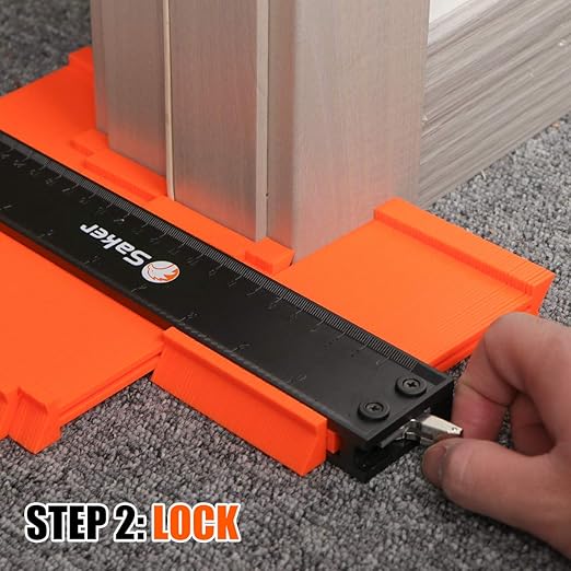 Saker Contour Gauge Duplication-Adjustable Lock-Precisely Copy Irregular - Image 4