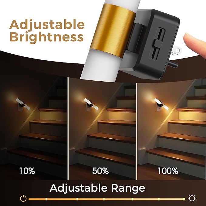 L LOHAS LED Night Light, 2 Pack Night Lights Plug into Wall, 3000K Soft White - Image 3