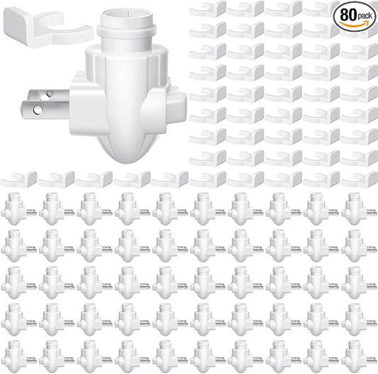 Tuanse 80 Sets Plug in Night Light Module White Night Light Base by Tuanse