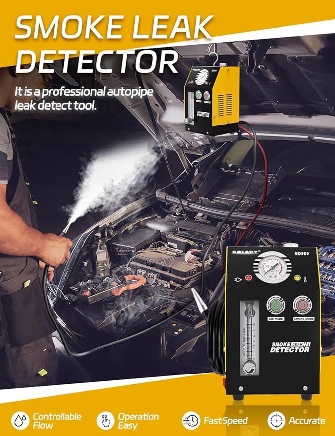 Evap Smoke Machine Leak Tester - 12V DC Vacuum Smoke Diagnostic - Image 3