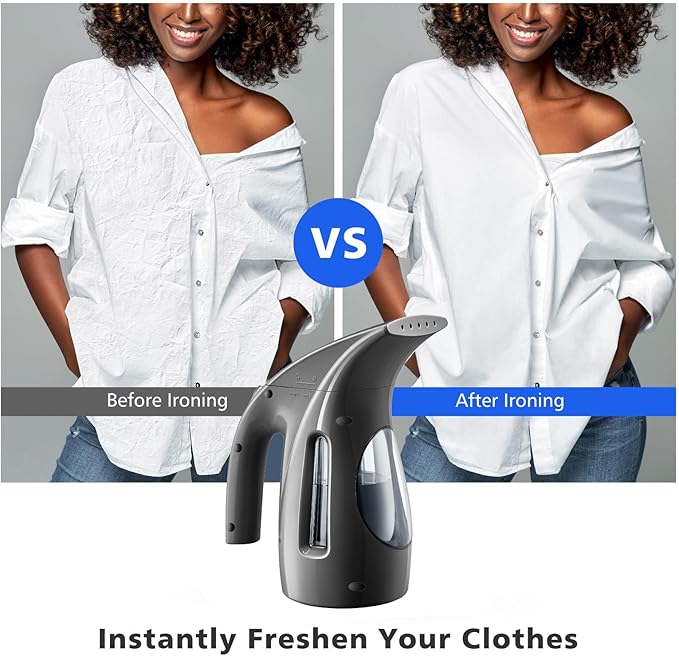 HiLIFE Steamer for Clothes, Portable Handheld Design, 240ml Big Capacity - Image 3