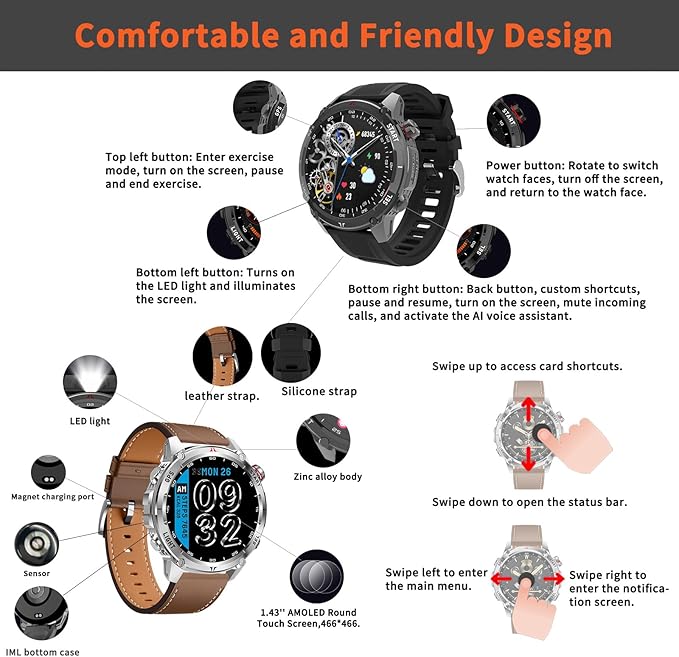 Fitness Tracker Watch with Heart Rate Monitor Activity Tracker with Pedometer - Image 6