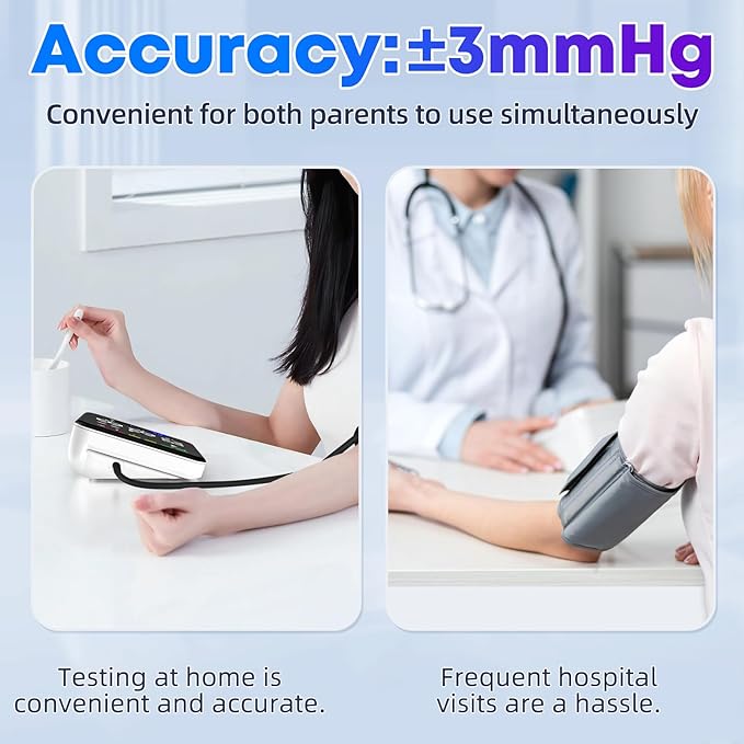 GUAEVER Blood Pressure Monitor Rechargeable Upper Arm Blood Pressure Monitors - Image 3