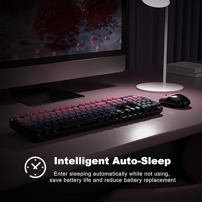 MOFII Wireless Keyboard and Mouse Combo, Full Size 2.4G Plug and Play - Image 3