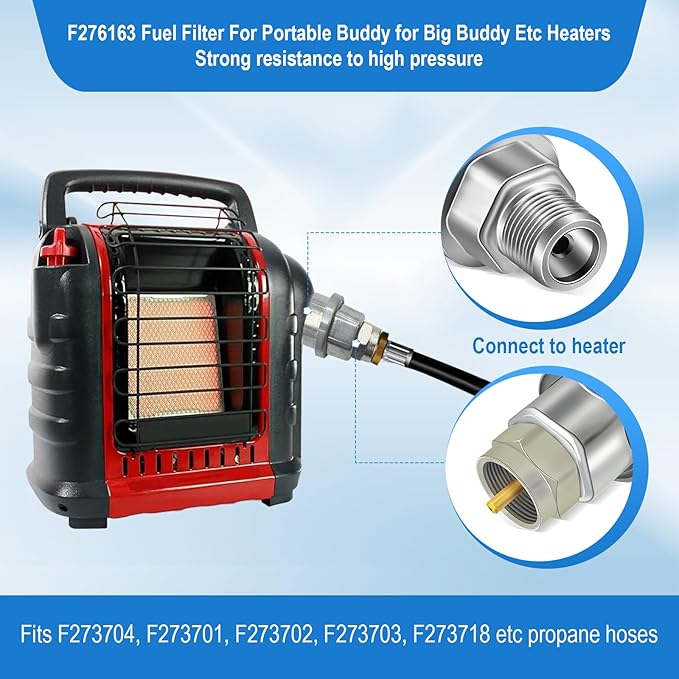F273699 Propane Fuel Filter for Buddy, Big Buddy, Tough Buddy Etc Portable - Image 8