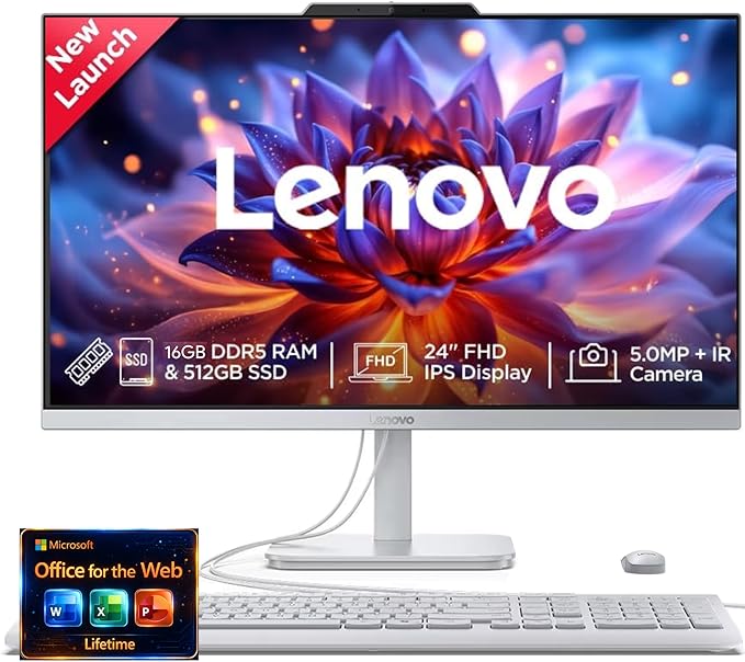 Lenovo 24" FHD All-in-One Desktop by LENOVO