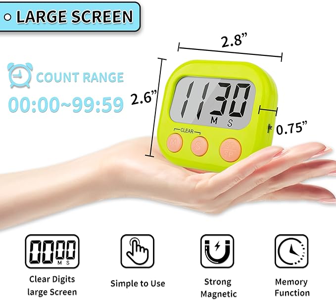 Classroom Timers for Teachers Kids Large Magnetic Digital Timer Teacher - Image 6