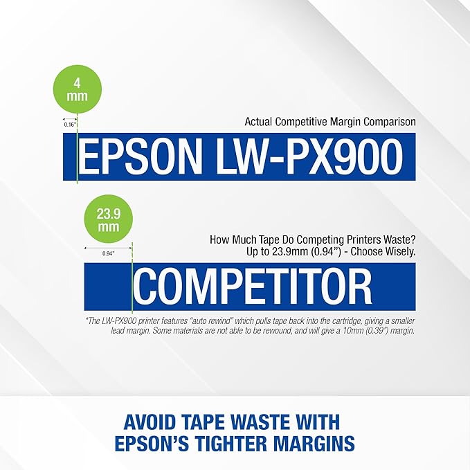 LABELWORKS Epson LW-PX900PCD Industrial Label Maker Kit - Image 8