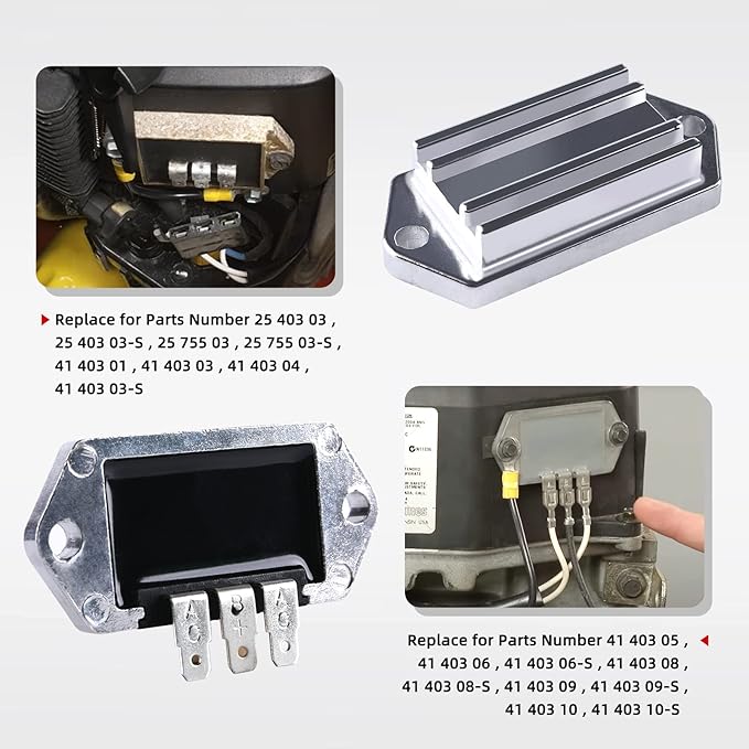 Voltage Regulator Rectifier Replaces - Image 4