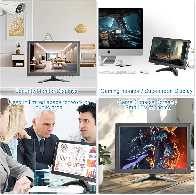 Suprlipy 10 inch FHD Small IPS Monitor LCD Display Screen 1920x1200 60Hz 16:10 - Image 7