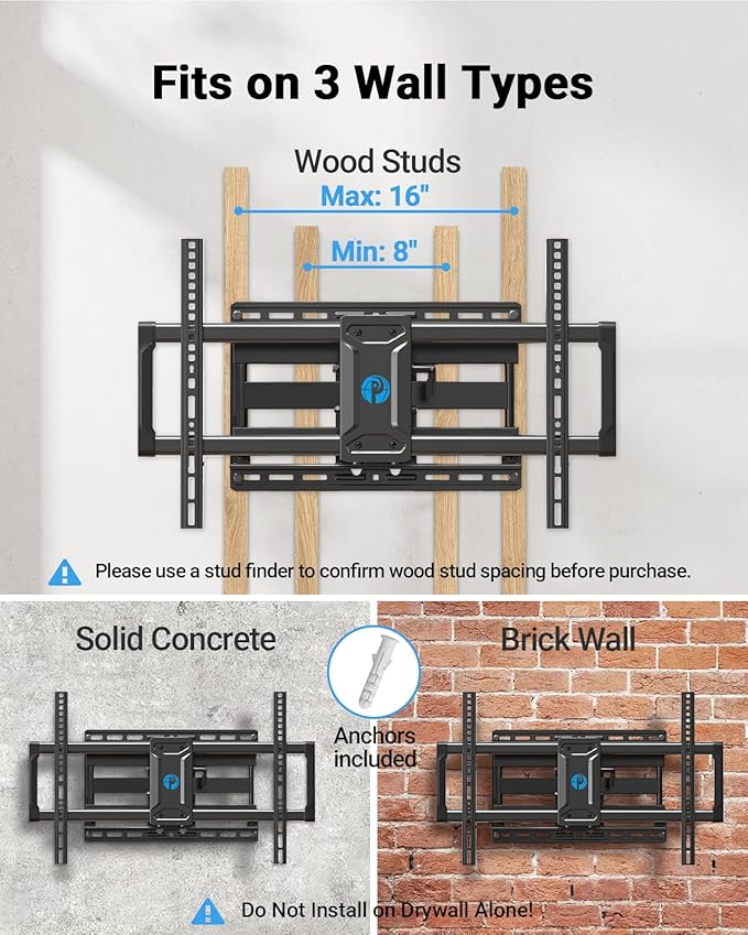 Pipishell Full Motion TV Wall Mount - Image 3