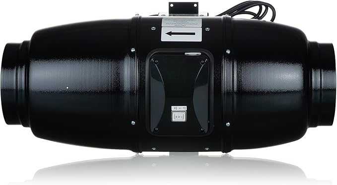 VENTS-US TT Silent M 200 – 8" Inline Duct Fan Includes Double-speed Switch - Image 3