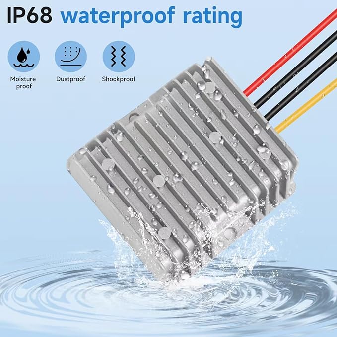 Acridine 20A 240W DC 24V 48V 36V to 12V Step Down Converter Golf Cart Voltage - Image 3