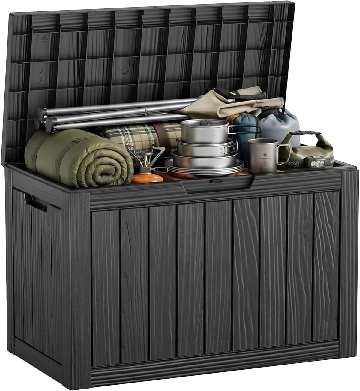 easyup 60 gal outdoor storage box waterproof lockable, main product view