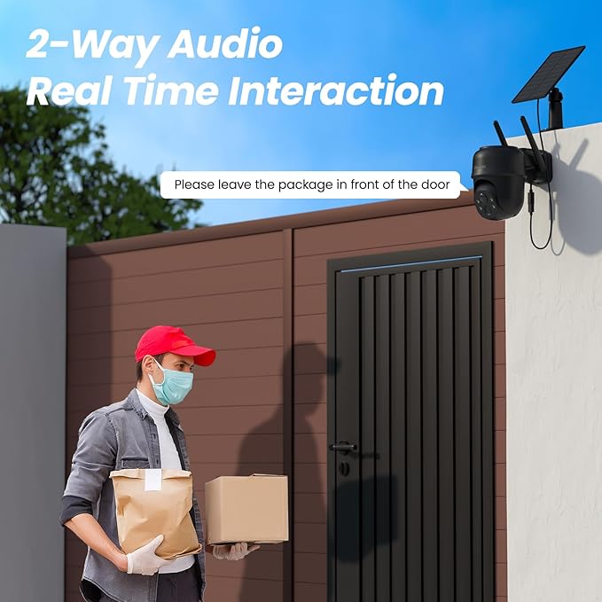 Cinnado 2K Cameras for Home Security-2.4G WiFi Outdoor Camera Wireless - Image 5