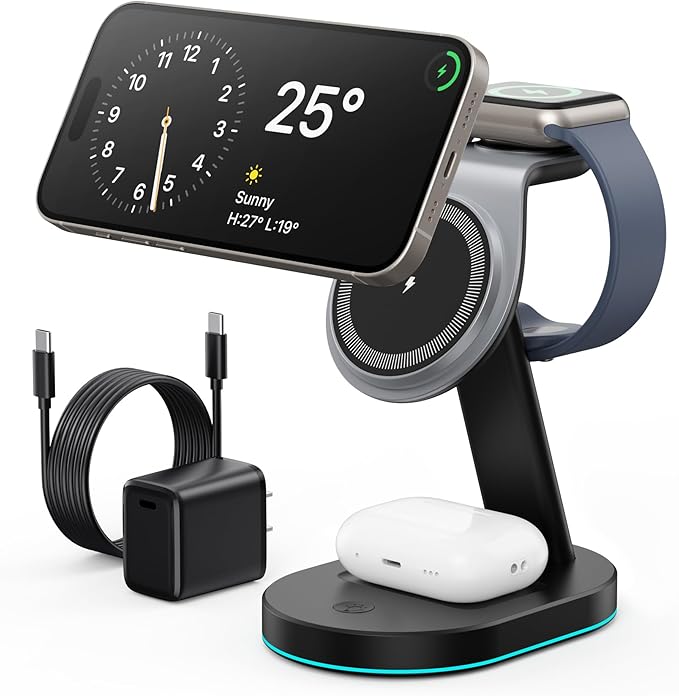 3 in 1 Wireless Charger Charging Station by AONIMI