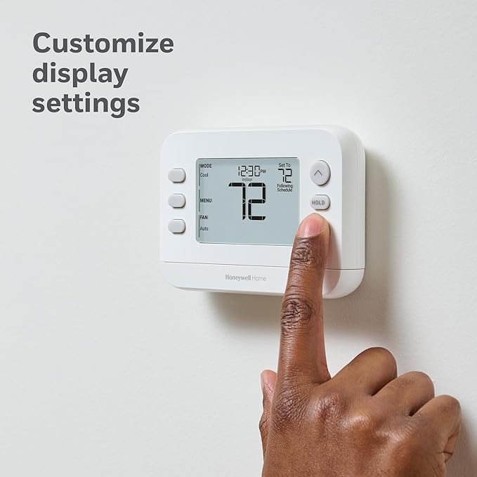 New! Honeywell Home Programmable Thermostat, Single-Stage, 1 Heat/1 Cool - Image 7