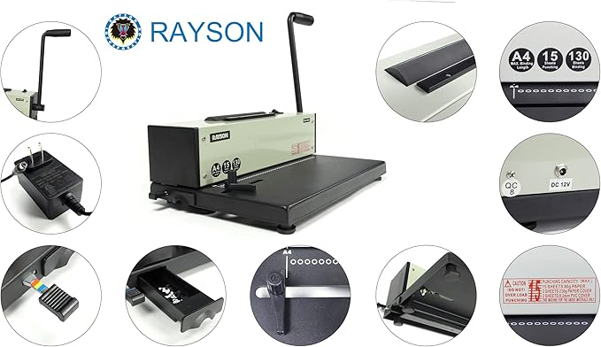 Rayson PD-1501 Coil Binding Machine - Image 6