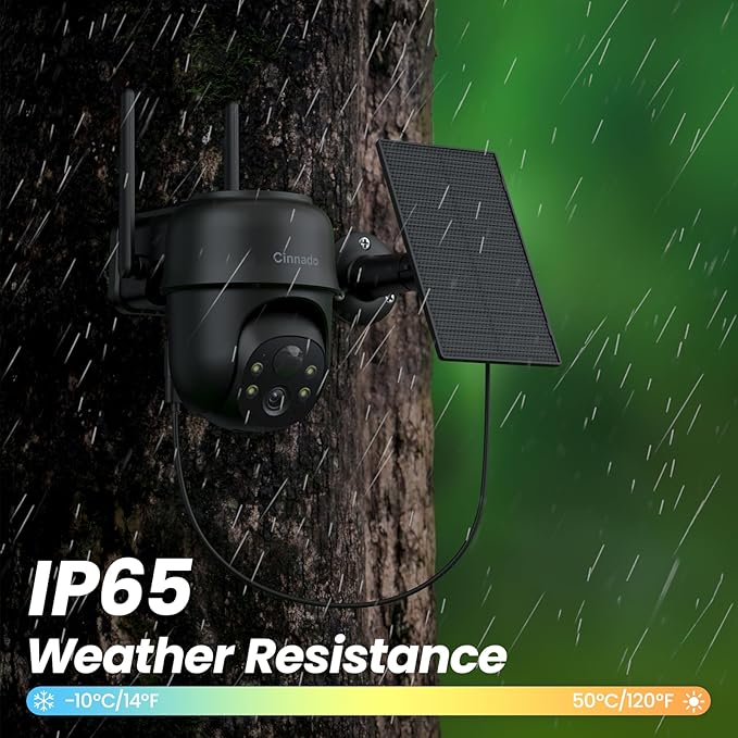 Cinnado 2K Cameras for Home Security-2.4G WiFi Outdoor Camera Wireless - Image 3