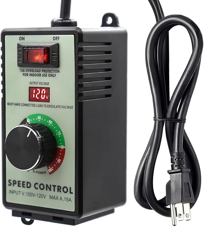 ZOWZEA AC Motor Variable Speed Controller 120V 15A 4000W by ZOWZEA