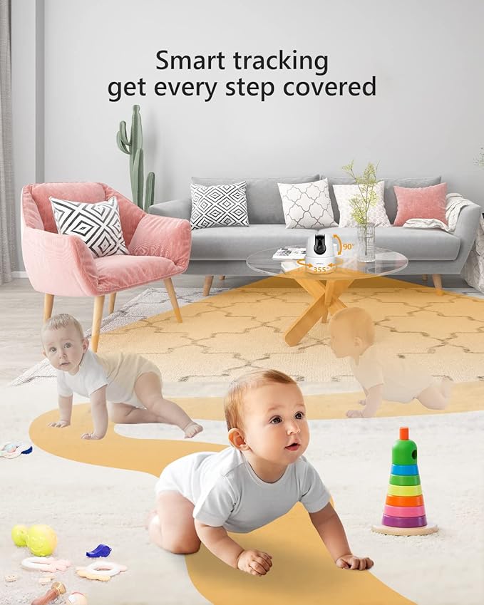 Imou 2K WiFi Security Camera Indoor Pet Dog Baby Camera - Image 4