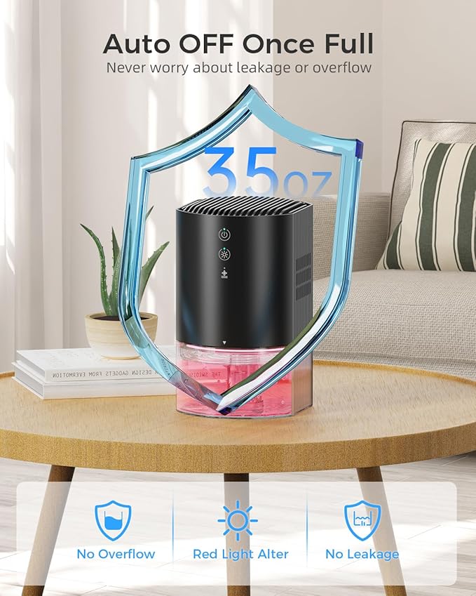 Small Dehumidifiers for Bathroom, Dorm Room, Portable Dehumidifier - Image 2
