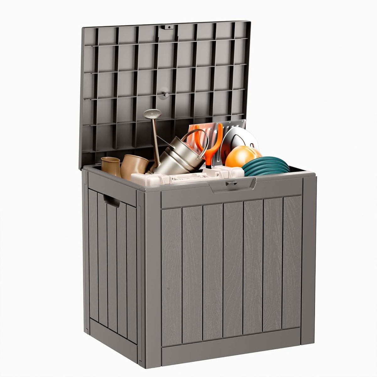 vixzen 35 gallon deck boxes outdoor waterproof, lockable, main product view