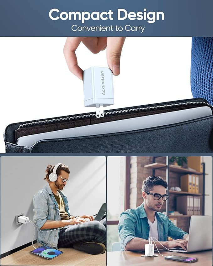 USB C Charger Block 160W, 3-Port GaN Super Fast Charger, Dual 65W Type C - Image 5