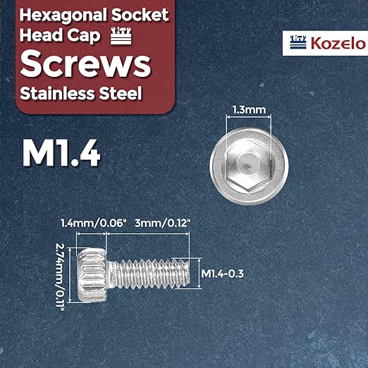 Kozelo 60pcs Socket Head Cap Screws - Image 2