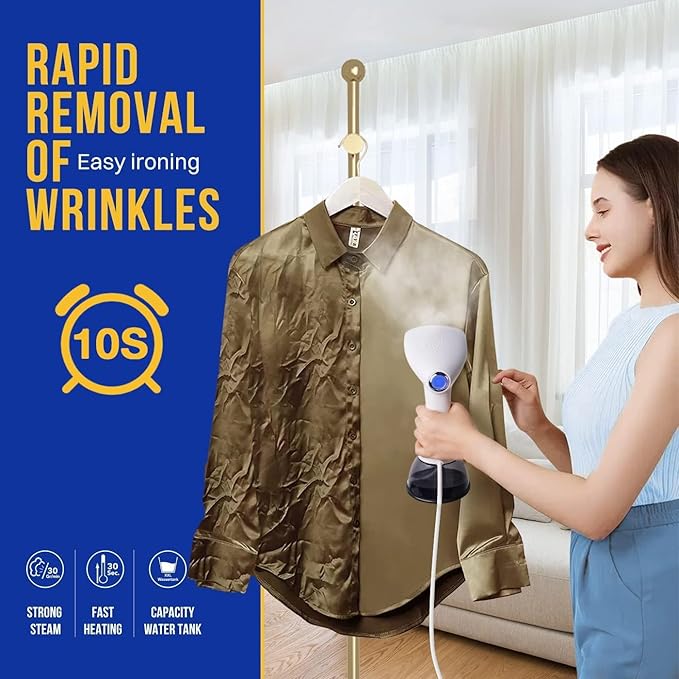 Rolipo Steamer for Clothes 1350W, Clothes Steamer for Home, Upgraded 400ML - Image 5