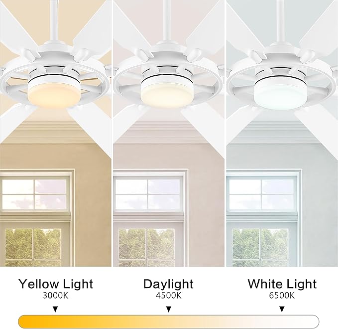 ELEHINSER 80 Inch Ceiling Fan - Image 4