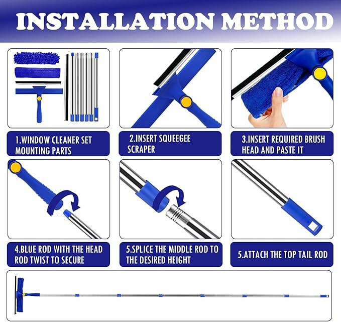 Window Cleaner Squeegee Kit - Image 5