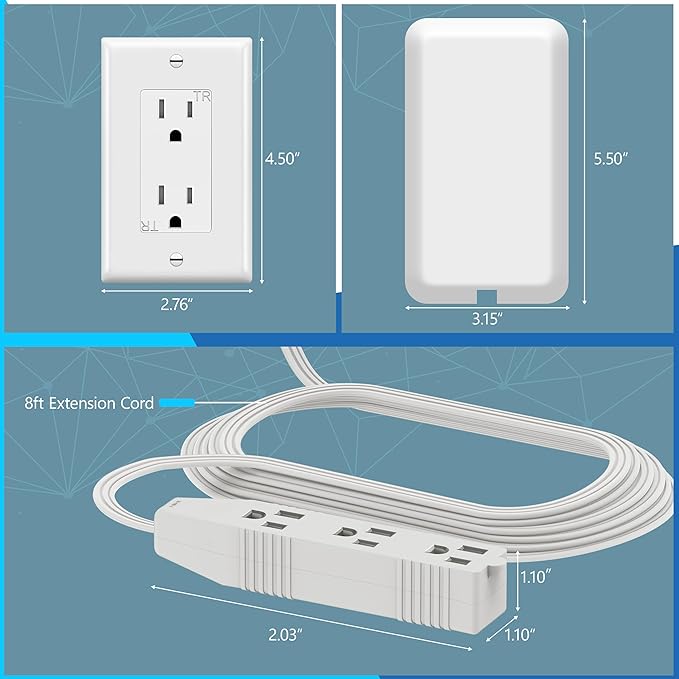 LIDER Flat-Face Outlet Extender - Image 2