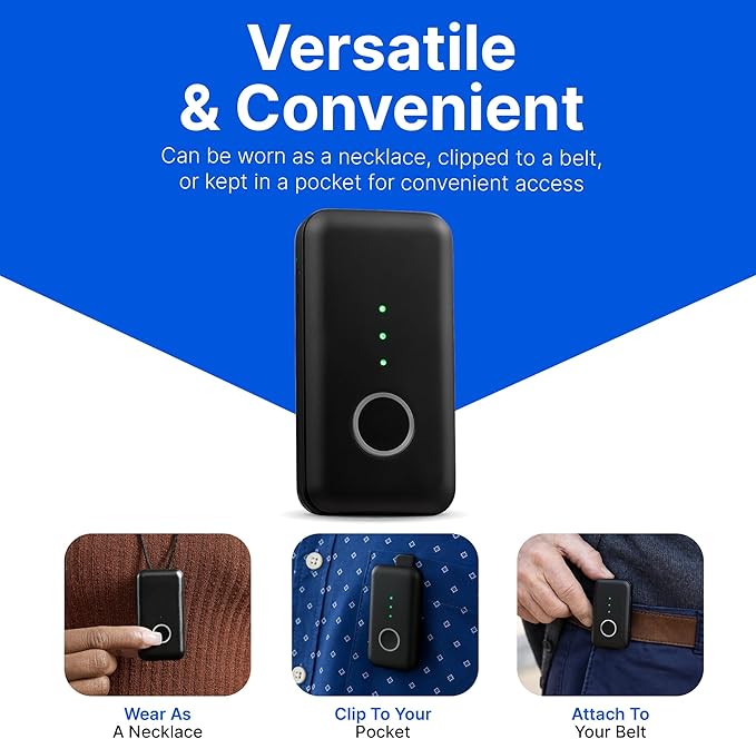 Home&Wellness Senior Safety Gemini Go Anywhere Medical Alert Device Button - Image 7