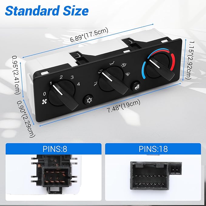 Q21-6012 AC Climate Control Module Compatible - Image 2