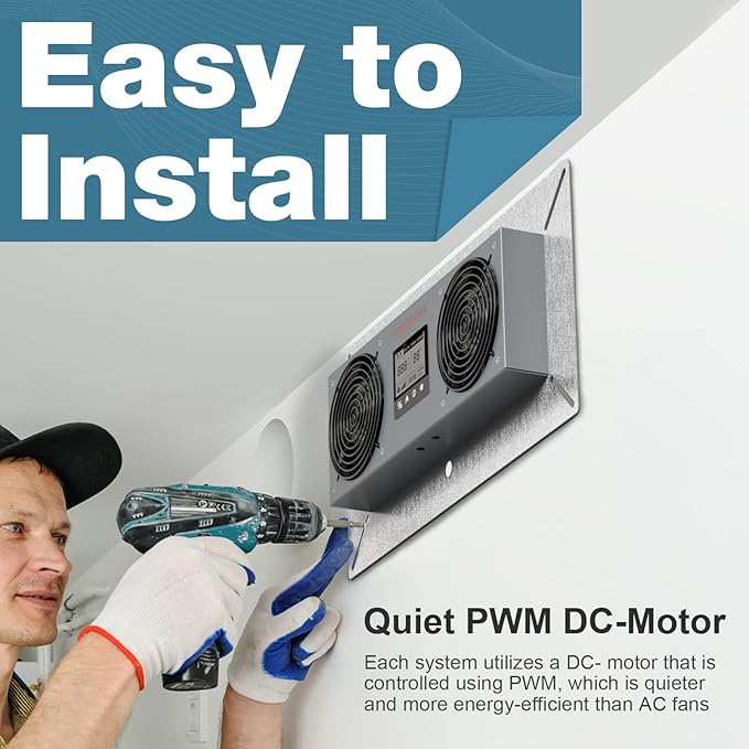 Abestorm Crawlspace Ventilation Fan, Crawl space Ventilator Fan - Image 5