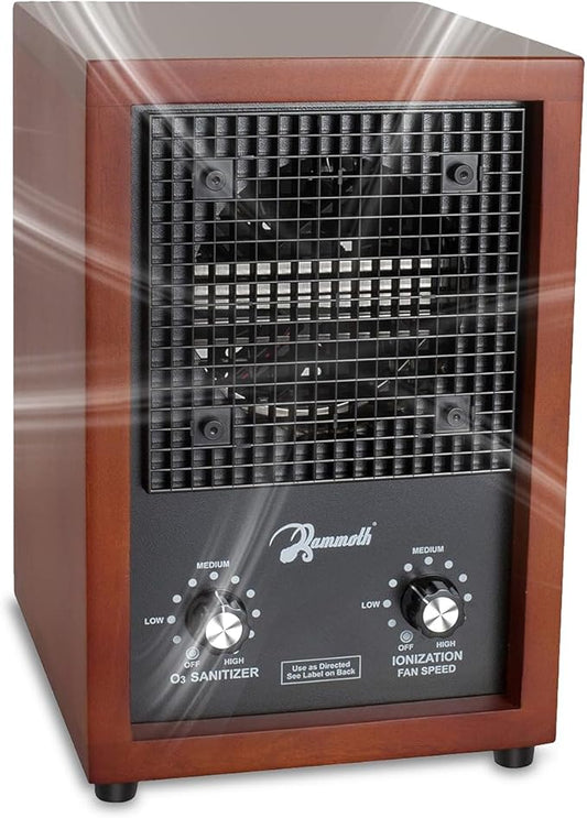 Mammoth Ion and Ozone Generator 3000 mg/hour, Adjustable up to 3, 500 SqFt by Mammoth