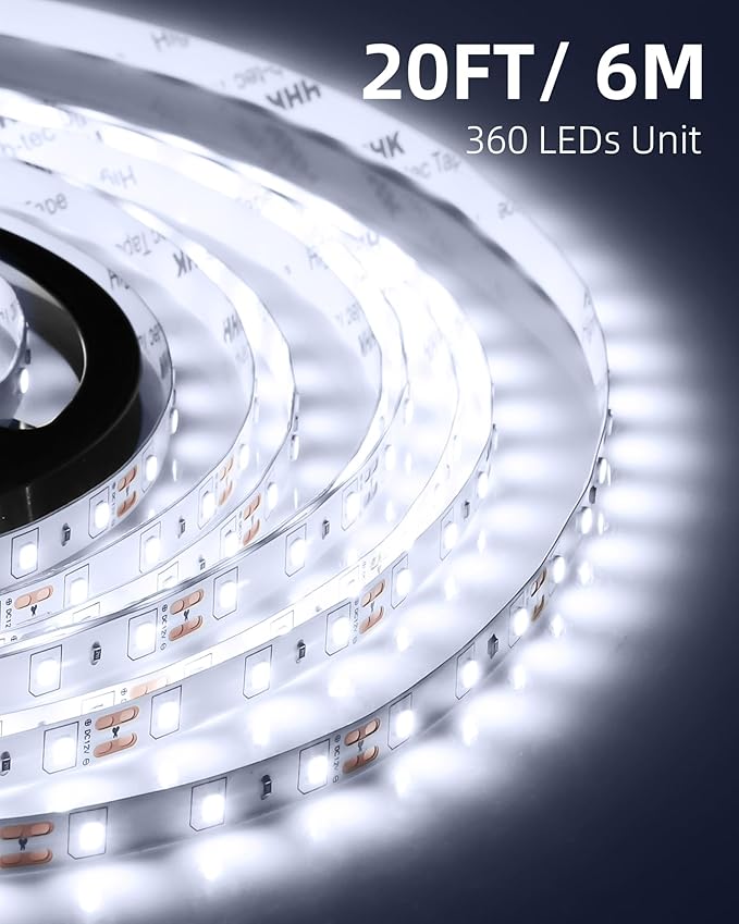 JNGMAIR 20ft LED Strip Lights - Image 5
