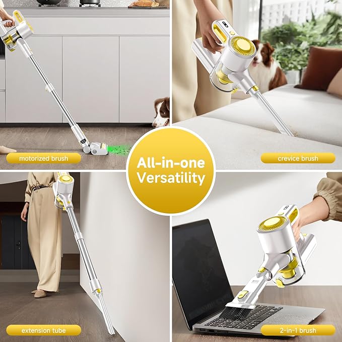 Honki Cordless Vacuum Cleaner for Home, Powerful Stick Vacuum - Image 8