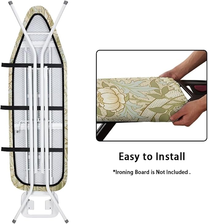 ZCFYGDX William Morris Prints Ironing Board Cover Easy Install St&ard Size - Image 4